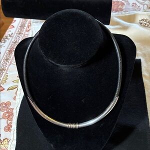 Sterling Silver Choker Necklace
